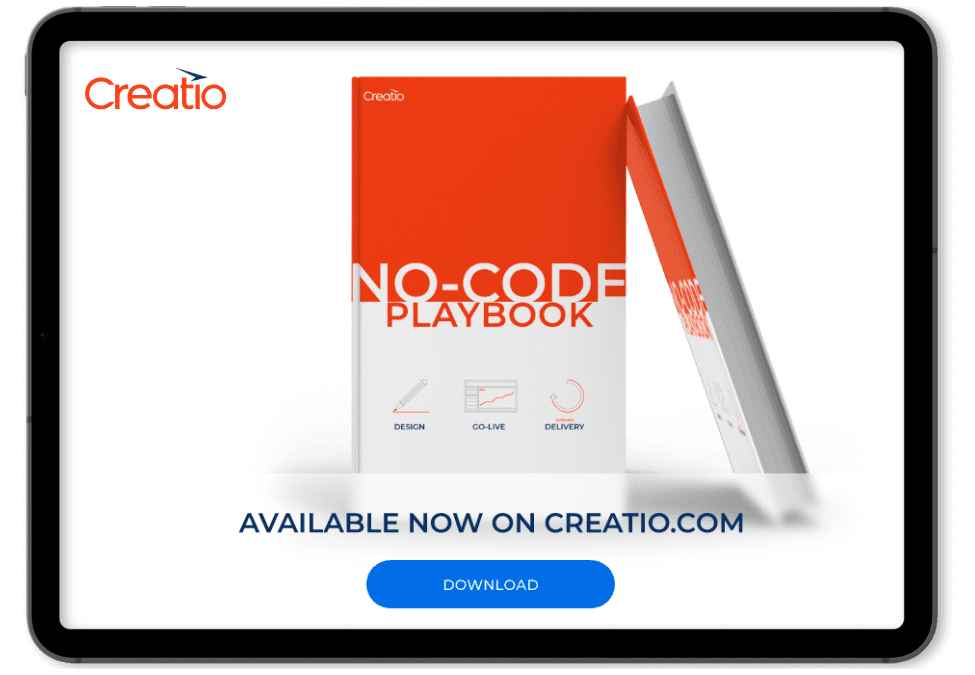 Creatio no-code playbook